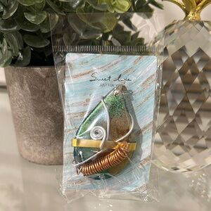 Natural Labradorite Tree Of Life Pendant